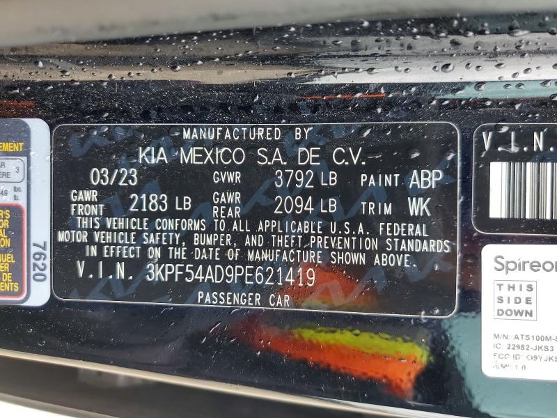 Aukcja sprzedaży 2023 Kia Forte, vin: 3KPF54AD9PE621419, numer aukcji: 57754096