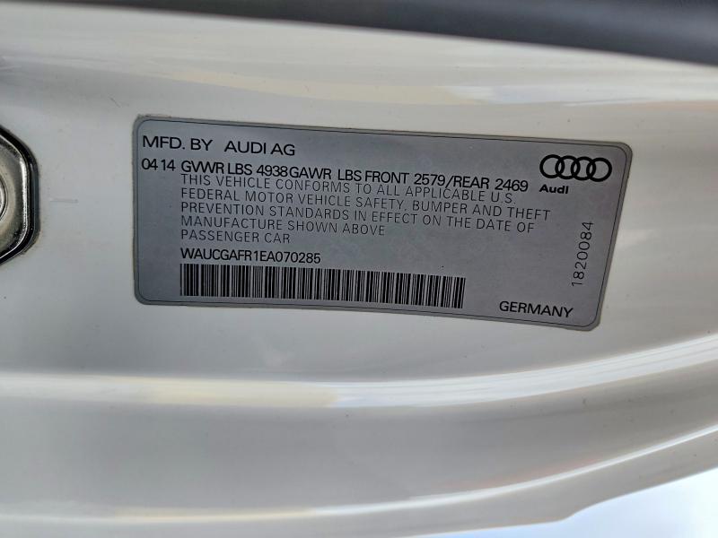 Продаж на аукціоні авто 2014 Audi S5, vin: WAUCGAFR1EA070285, номер лоту: 55945756