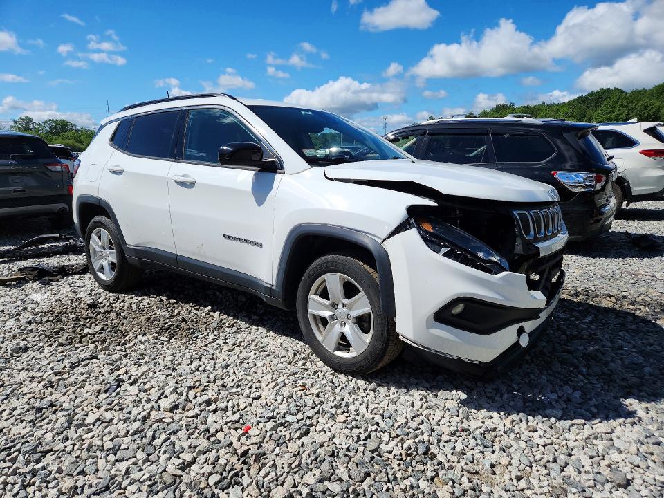 57166426 :رقم المزاد ، 3C4NJDBB7NT122924 vin ، 2022 Jeep Compass مزاد بيع