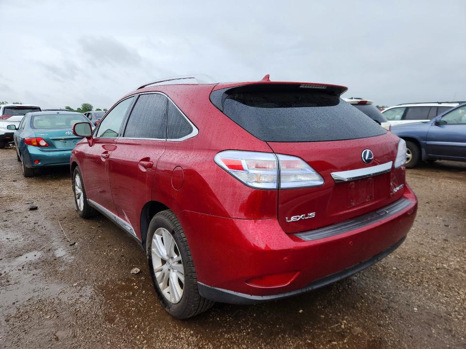 57359326 :رقم المزاد ، JTJBC1BA2A2407221 vin ، 2010 Lexus Rx مزاد بيع