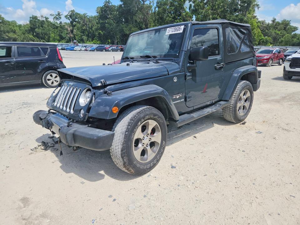 57128606 :رقم المزاد ، 1C4AJWBG1HL517512 vin ، 2017 Jeep Wrangler مزاد بيع