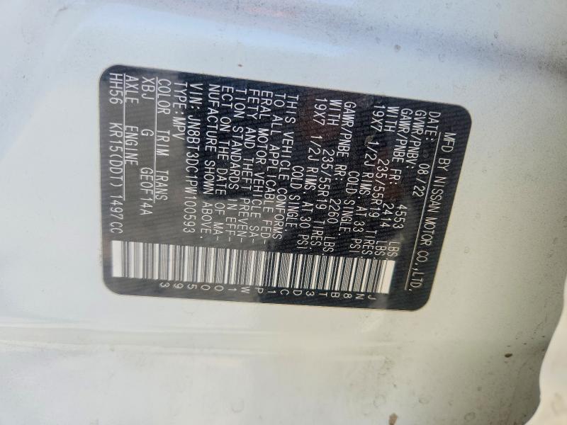 Продажа на аукционе авто 2023 Nissan Rogue, vin: JN8BT3DC1PW100593, номер лота: 56539836