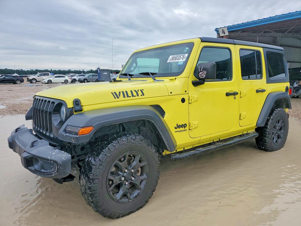 Auction sale of the 2022 Jeep Wrangler Unlimited, vin: 1C4HJXDN0NW277508, lot number: 56683576