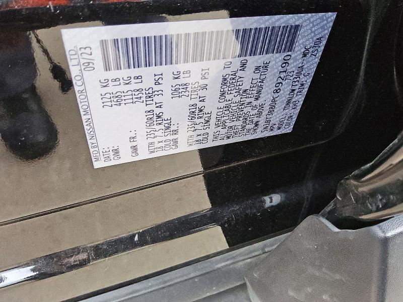 Продажа на аукционе авто 2023 Nissan Rogue, vin: 5N1BT3BB0PC892190, номер лота: 56677926