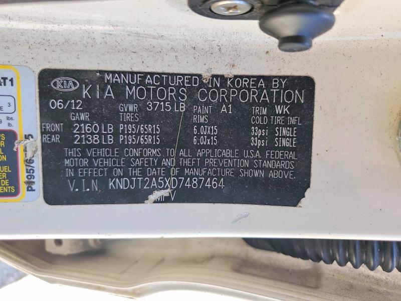 Продажа на аукционе авто 2013 Kia Soul, vin: KNDJT2A5XD7487464, номер лота: 55825226