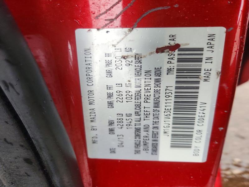 Aukcja sprzedaży 2014 Mazda 6, vin: JM1GJ1V63E1119371, numer aukcji: 57395636