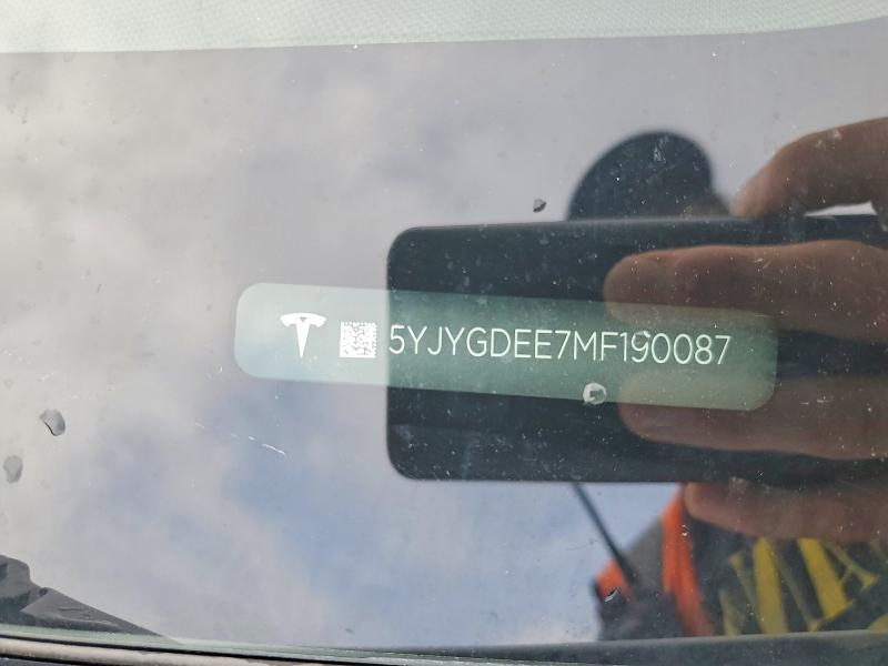 Продажа на аукционе авто 2021 Tesla Model Y, vin: 5YJYGDEE7MF190087, номер лота: 56501246