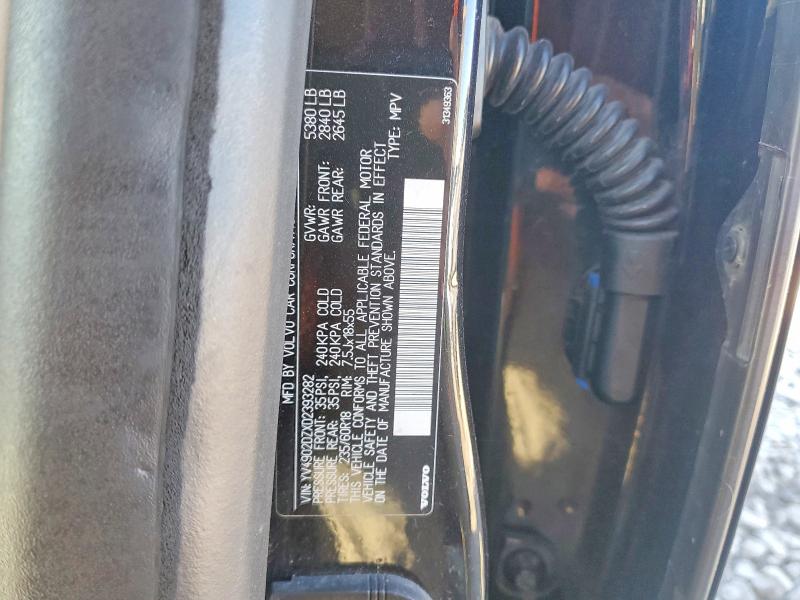 57587206 :رقم المزاد ، YV4902DZXD2393282 vin ، 2013 Volvo Xc60 مزاد بيع