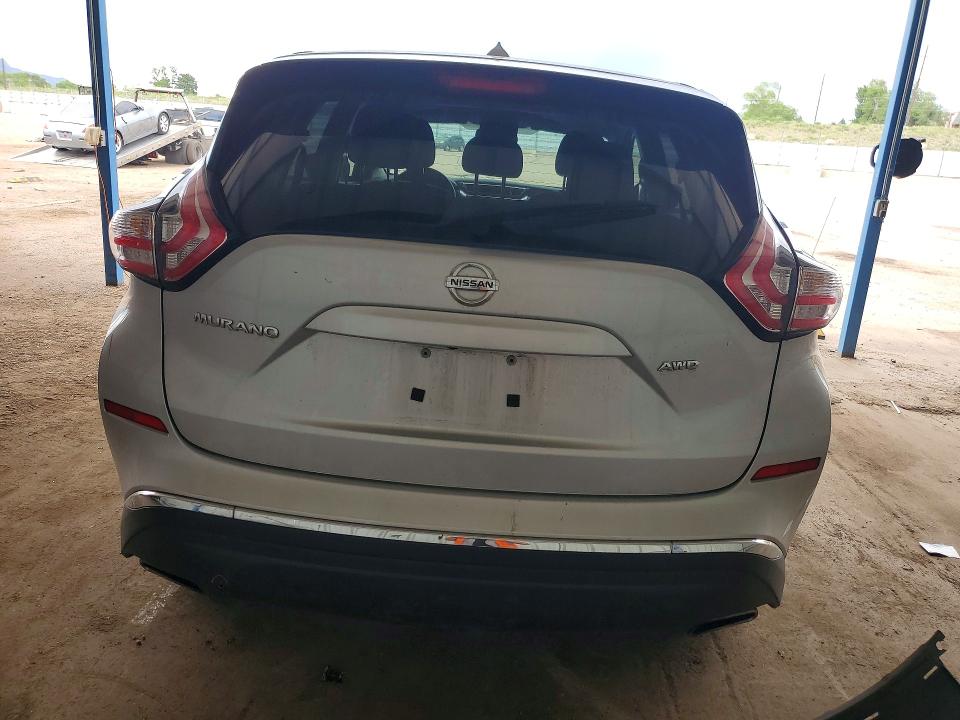 Продажа на аукционе авто 2016 Nissan Murano, vin: 5N1AZ2MH6GN109822, номер лота: 56422996