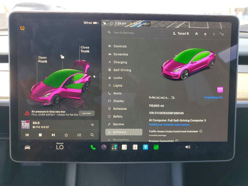 Продажа на аукционе авто 2022 Tesla Model 3, vin: 5YJ3E1EA5NF286149, номер лота: 56277706