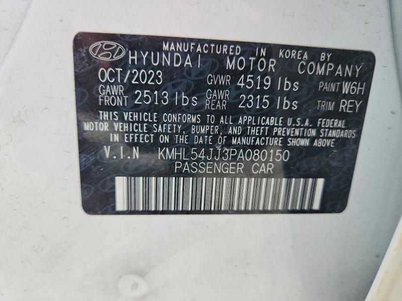 Aukcja sprzedaży 2023 Hyundai Sonata Hybrid, vin: KMHL54JJ3PA080150, numer aukcji: 58724496