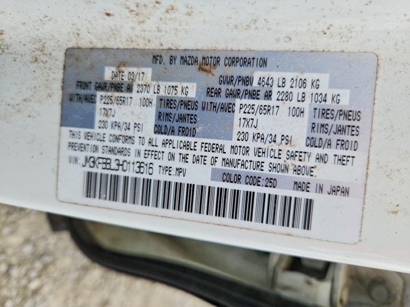 Aukcja sprzedaży 2017 Mazda Cx-5, vin: JM3KFBBL3H0113616, numer aukcji: 56869356