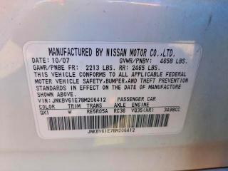 59630506 :رقم المزاد ، JNKBV61E78M206412 vin ، 2008 Infiniti G35 مزاد بيع
