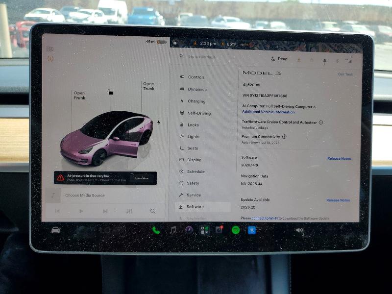 Продажа на аукционе авто 2023 Tesla Model 3, vin: 5YJ3E1EA3PF687668, номер лота: 58732966