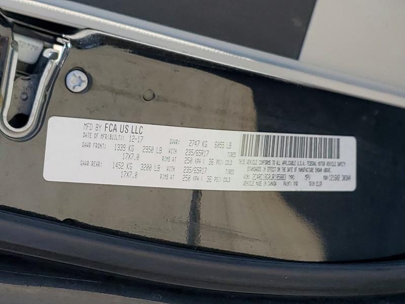 Продажа на аукционе авто 2018 Chrysler Pacifica, vin: 2C4RC1BG0JR185883, номер лота: 55147516