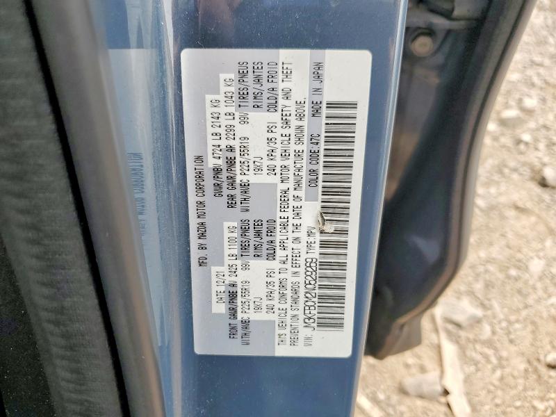 57748406 :رقم المزاد ، JM3KFBCM2N0529269 vin ، 2022 Mazda Cx-5 مزاد بيع