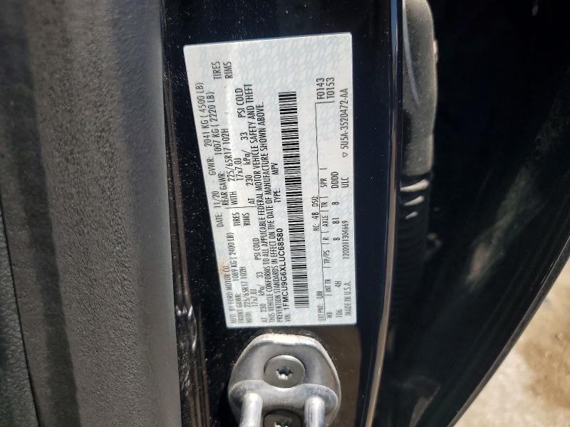 Aukcja sprzedaży 2020 Ford Escape, vin: 1FMCU9G6XLUC68580, numer aukcji: 56086786