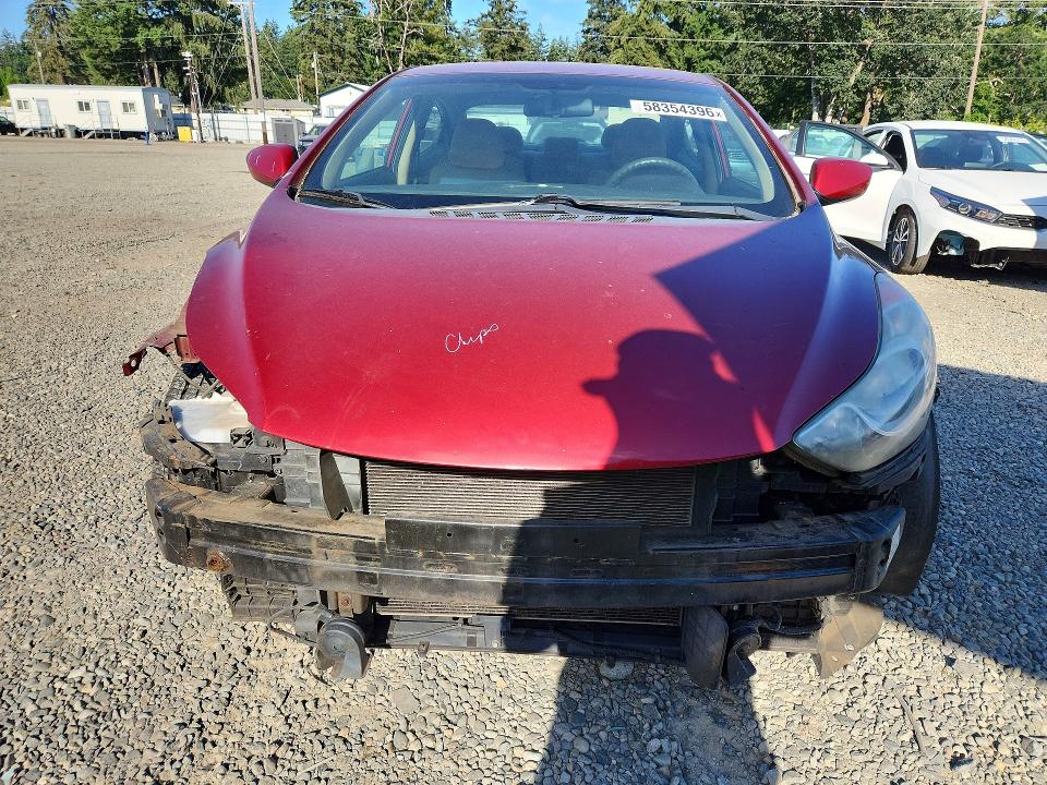 58354396 :رقم المزاد ، 5NPDH4AEXDH365502 vin ، 2013 Hyundai Elantra مزاد بيع