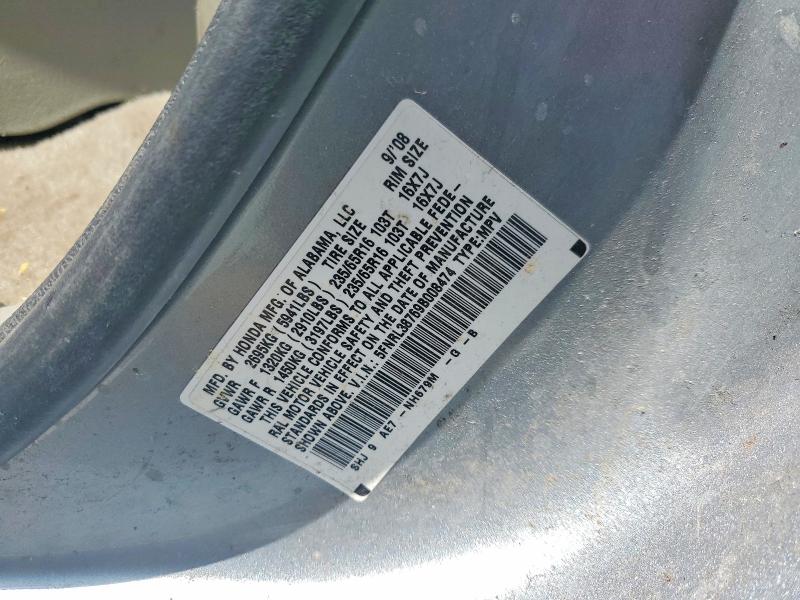 Продаж на аукціоні авто 2009 Honda Odyssey, vin: 5FNRL38769B008474, номер лоту: 56797416