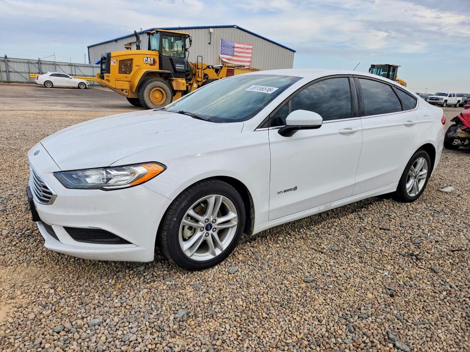 58156516 :رقم المزاد ، 3FA6P0LU8JR173342 vin ، 2018 Ford Fusion مزاد بيع