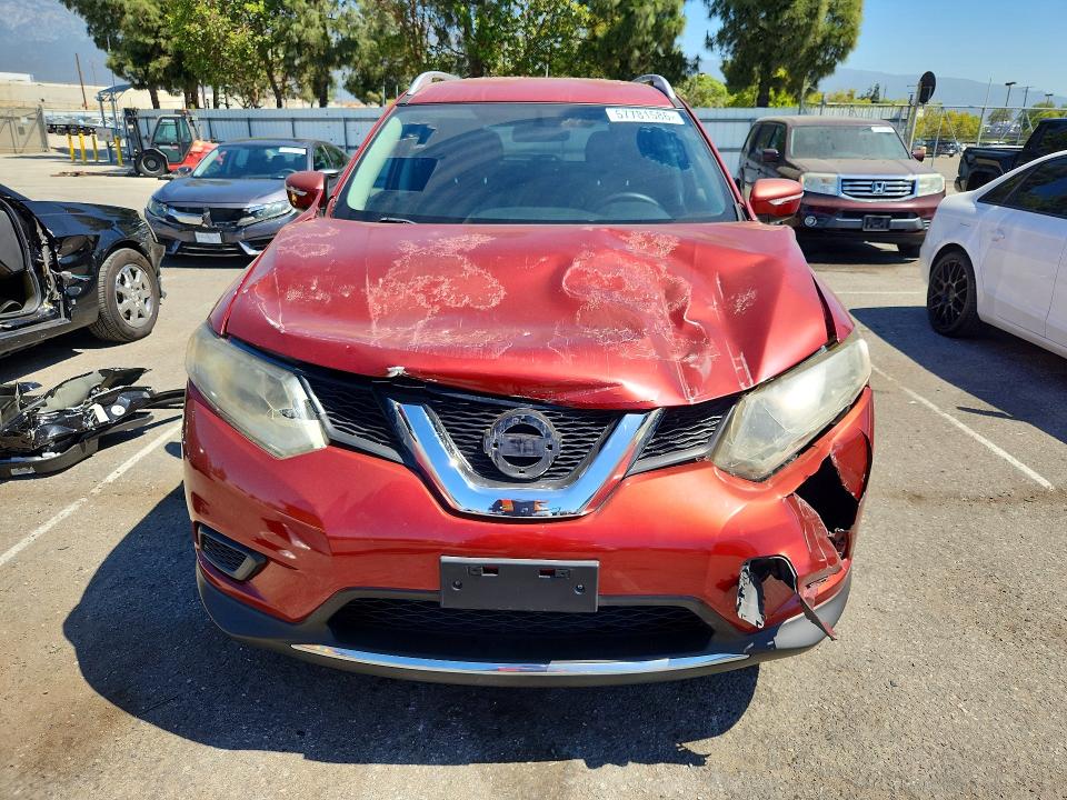 Продажа на аукционе авто 2015 Nissan Rogue, vin: KNMAT2MT2FP573140, номер лота: 57781586