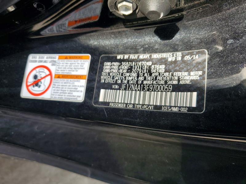 58421946 :رقم المزاد ، JF1ZNAA13F9700059 vin ، 2015 Scion Fr-s مزاد بيع