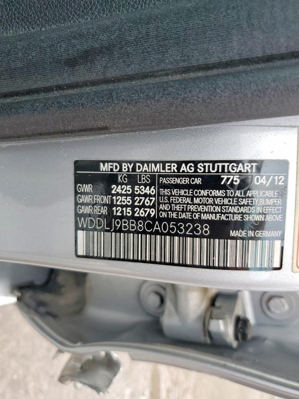 Aukcja sprzedaży 2012 Mercedes-benz Cl, vin: WDDLJ9BB8CA053238, numer aukcji: 55860746