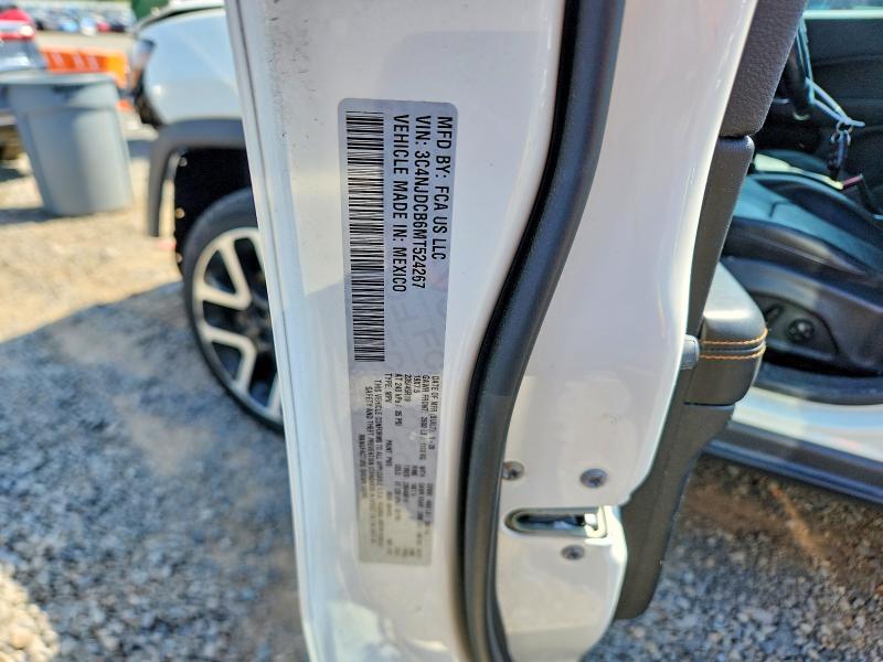 56435746 :رقم المزاد ، 3C4NJDCB6MT524267 vin ، 2021 Jeep Compass مزاد بيع