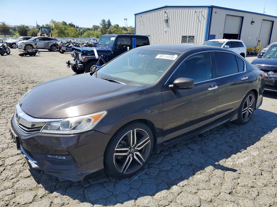 Продажа на аукционе авто 2017 Honda Accord, vin: 1HGCR2F51HA052956, номер лота: 58304586