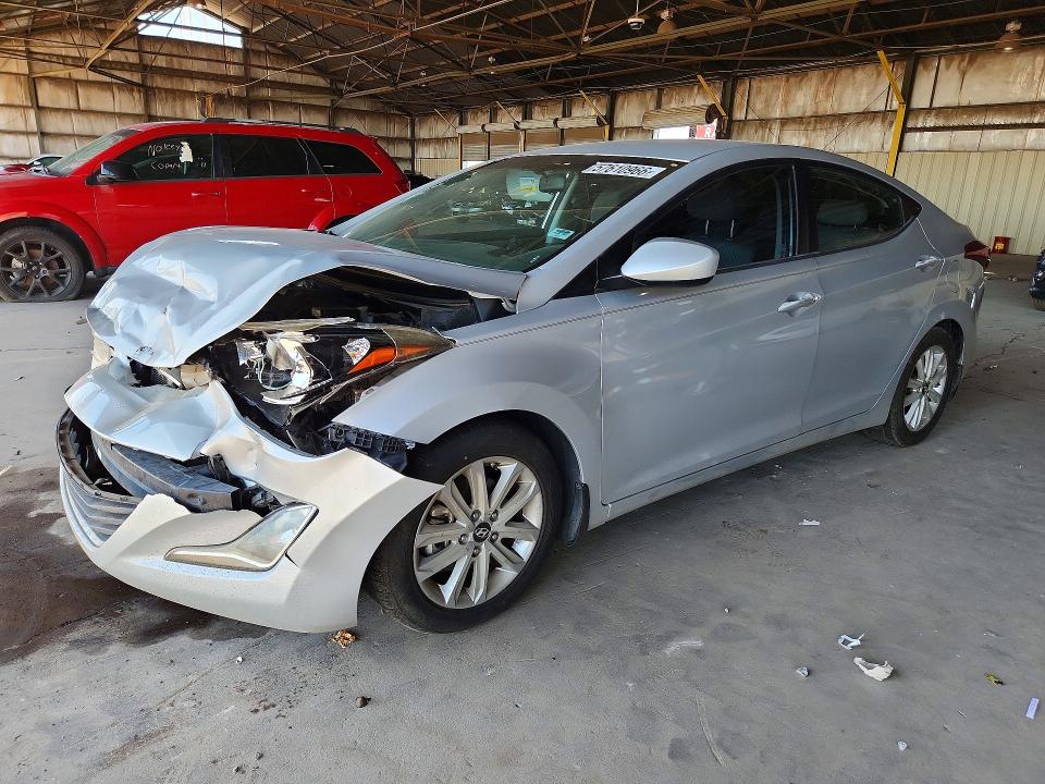 Продаж на аукціоні авто 2015 Hyundai Elantra, vin: KMHDH4AEXFU421068, номер лоту: 57610966