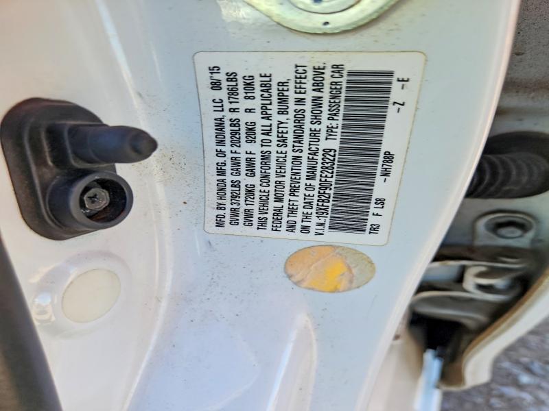 Aukcja sprzedaży 2015 Honda Civic, vin: 19XFB2F90FE283229, numer aukcji: 57920256