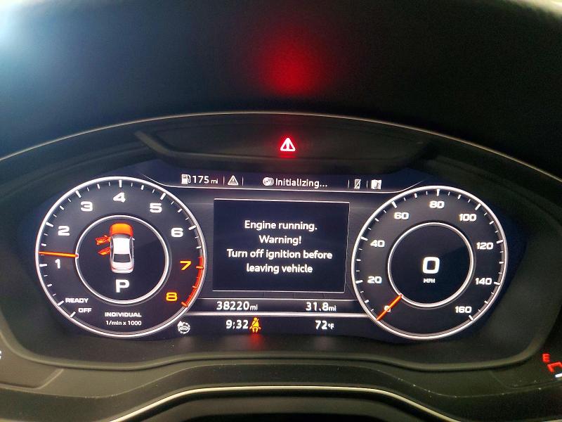 2017 Audi A4 მანქანა იყიდება აუქციონზე, vin: WAUENAF46HN040229, აუქციონის ნომერი: 57241526