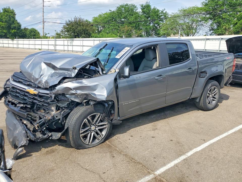 2021 Chevrolet Colorado მანქანა იყიდება აუქციონზე, vin: 1GCGTBEN7M1260143, აუქციონის ნომერი: 56577816