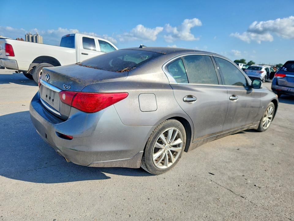 59282956 :رقم المزاد ، JN1BV7AP2FM332525 vin ، 2015 Infiniti Q50 مزاد بيع