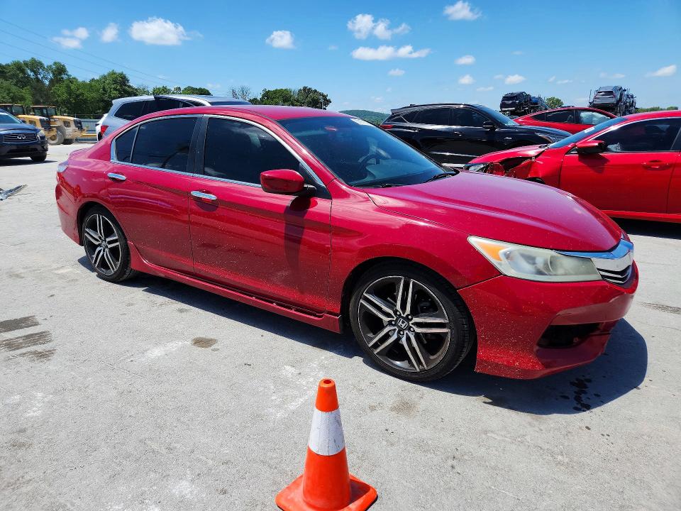 57871776 :رقم المزاد ، 1HGCR2E50HA092589 vin ، 2017 Honda Accord مزاد بيع