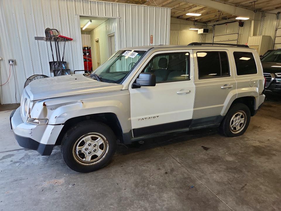 2011 Jeep Patriot მანქანა იყიდება აუქციონზე, vin: 1J4NF1GB9BD258587, აუქციონის ნომერი: 59139966