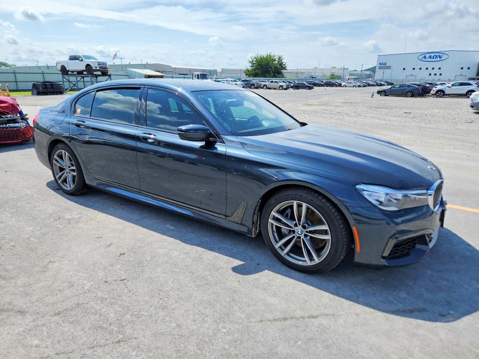 2019 Bmw 740 მანქანა იყიდება აუქციონზე, vin: WBA7E4C59KGV28271, აუქციონის ნომერი: 56196666