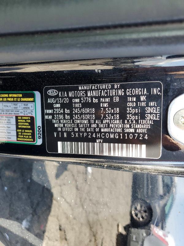 Aukcja sprzedaży 2021 Kia Telluride, vin: 5XYP24HC0MG110724, numer aukcji: 56609106