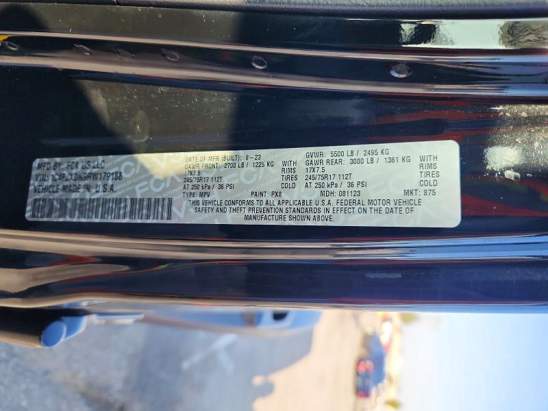 Продажа на аукционе авто 2024 Jeep Wrangler, vin: 1C4PJXDN9RW179188, номер лота: 58323876
