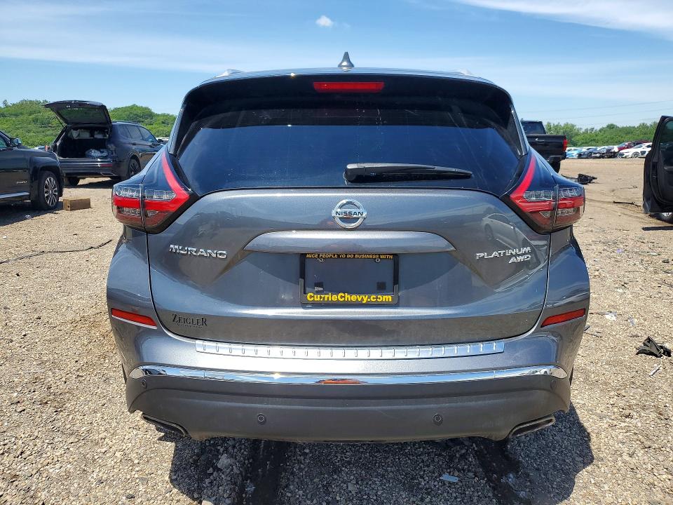 57743806 :رقم المزاد ، 5N1AZ2DS2LN132570 vin ، 2020 Nissan Murano مزاد بيع