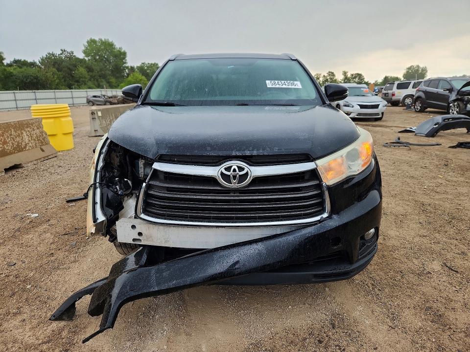 Aukcja sprzedaży 2014 Toyota Highlander, vin: 5TDJKRFHXES071033, numer aukcji: 58434396