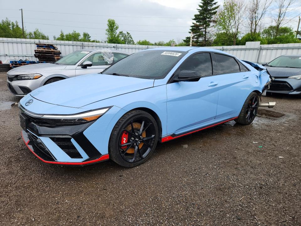56996626 :رقم المزاد ، KMHLW4DKXSU025994 vin ، 2025 Hyundai Elantra N مزاد بيع