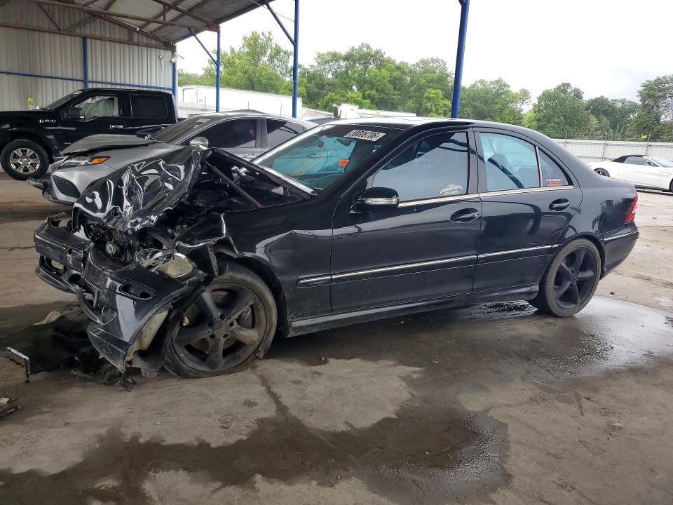 58008706 :رقم المزاد ، WDBRF40J55F704381 vin ، 2005 Mercedes-benz C مزاد بيع