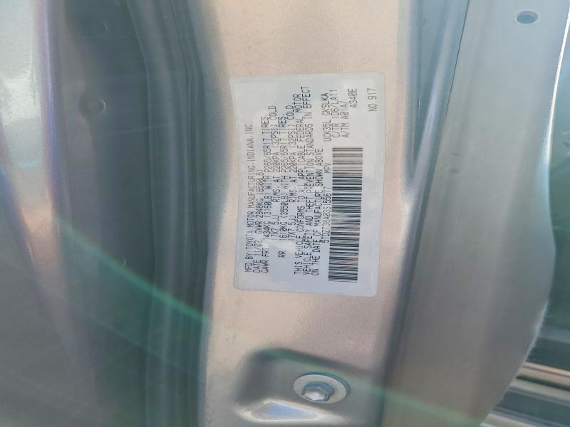 56687506 :رقم المزاد ، 5TDZT38A03S155677 vin ، 2003 Toyota Sequoia مزاد بيع