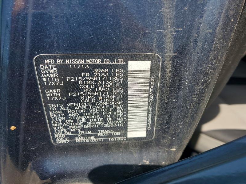Продаж на аукціоні авто 2014 Nissan Juke, vin: JN8AF5MR1ET358310, номер лоту: 58993816