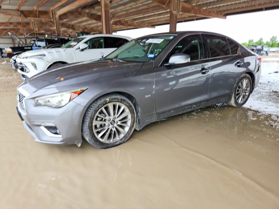 2019 Infiniti Q50 მანქანა იყიდება აუქციონზე, vin: JN1EV7AP9KM542191, აუქციონის ნომერი: 57637456
