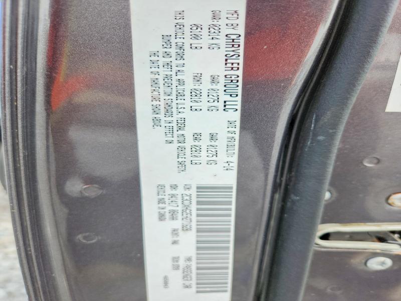 55905036 :رقم المزاد ، 2C3CDXHG2EH271628 vin ، 2014 Dodge Charger مزاد بيع