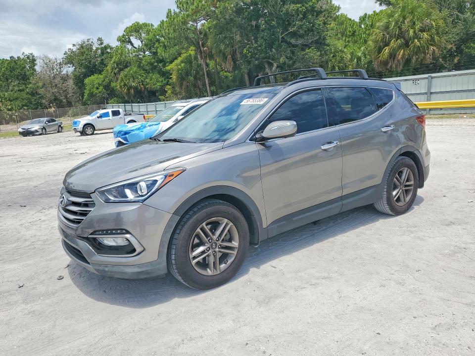 56755386 :رقم المزاد ، 5NMZU3LB5JH051697 vin ، 2018 Hyundai Santa Fe Sport مزاد بيع