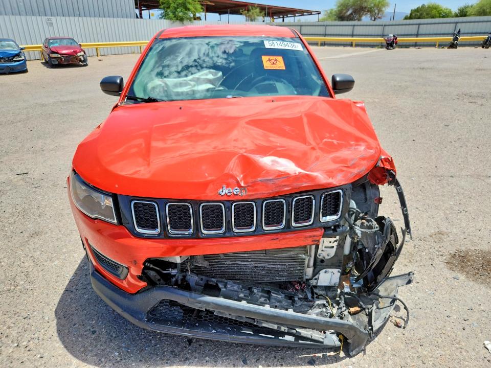 Продаж на аукціоні авто 2021 Jeep Compass, vin: 3C4NJCAB5MT576972, номер лоту: 58149436