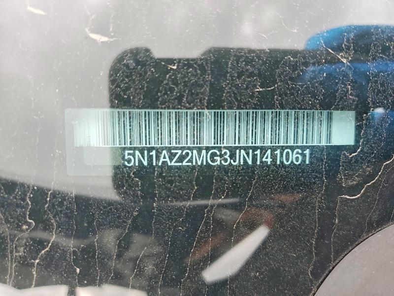 Aukcja sprzedaży 2018 Nissan Murano, vin: 5N1AZ2MG3JN141061, numer aukcji: 55316666